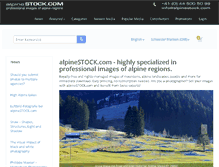 Tablet Screenshot of alpinestock.com